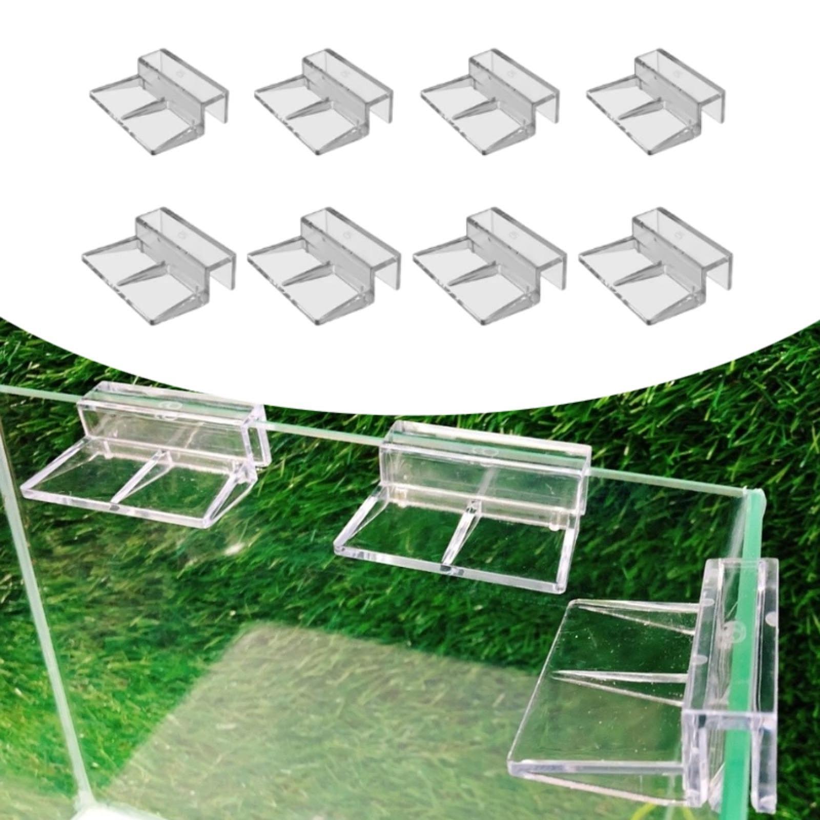Aquarium Fish Jumping - 8 Pieces Fish Tank Lid Holder