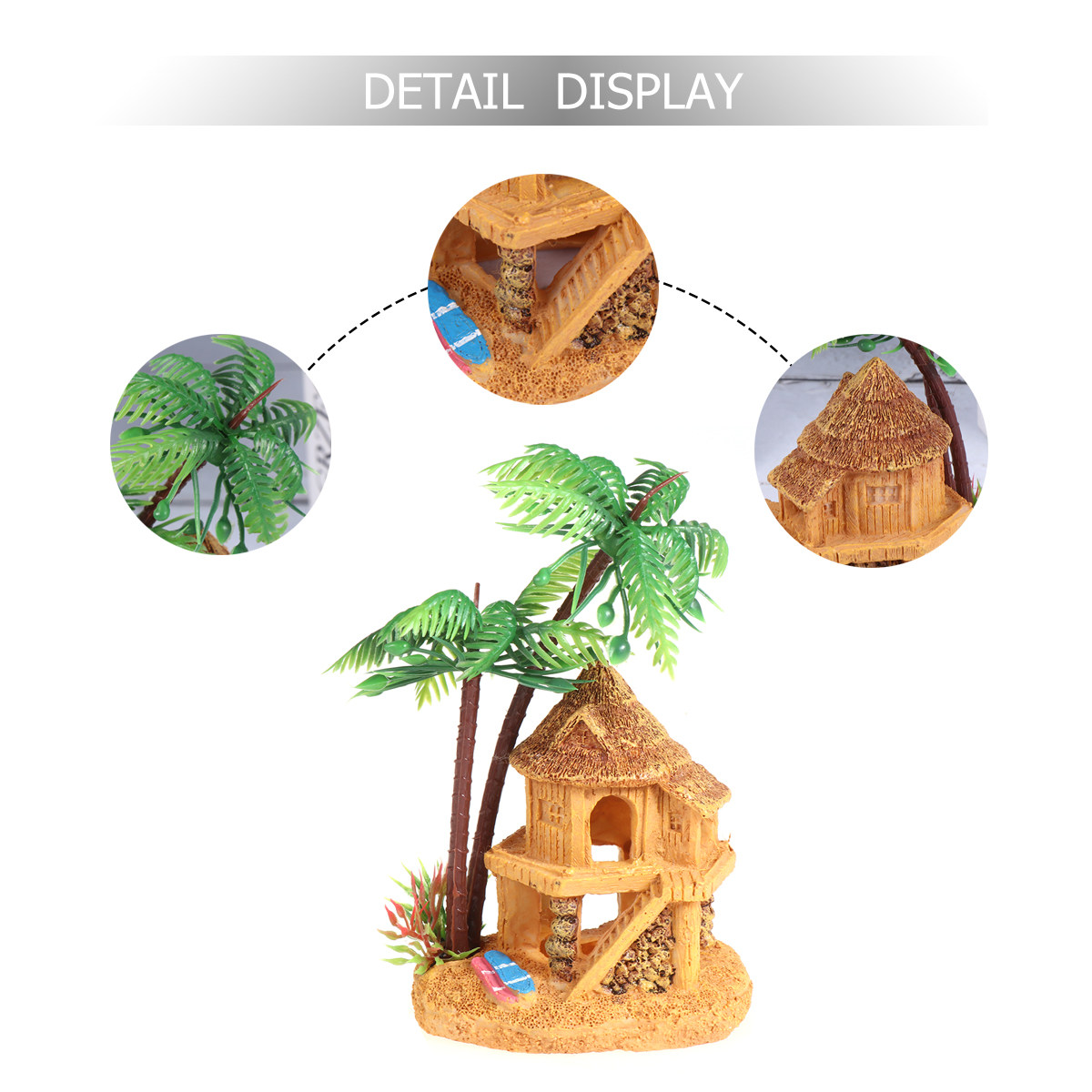 Aquarium Ornament Resin House  - огляд і ціна Aquarium Fish Beautiful