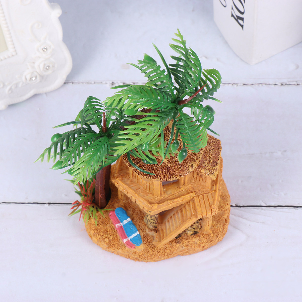 Aquarium Ornament Resin House  - огляд і ціна Aquarium Fish Beautiful