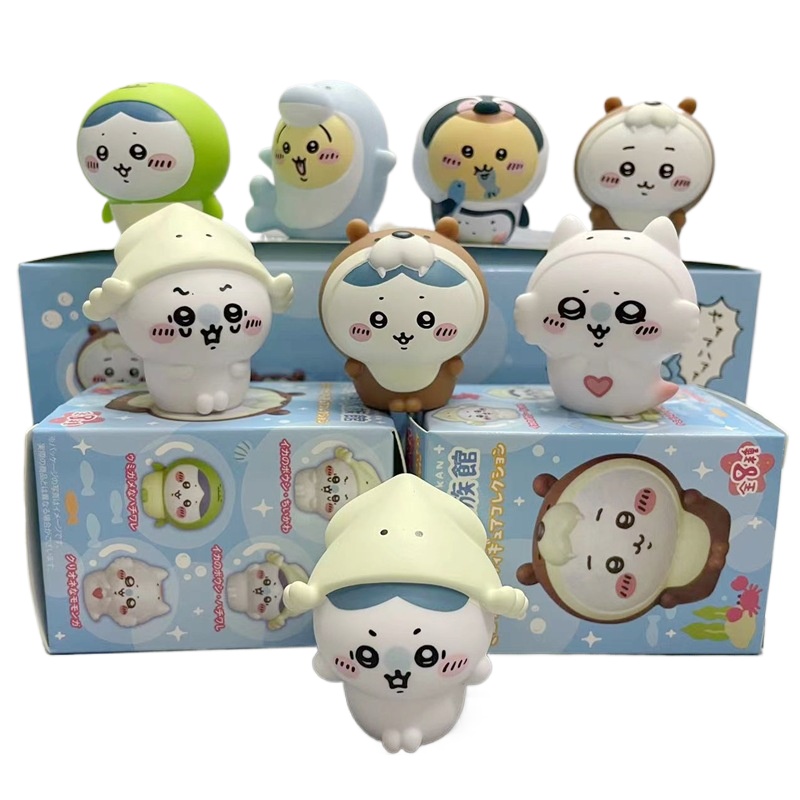 8pcs/Box Kawaii Chiikawa Aquar - огляд і ціна Fish Toys For Aquarium