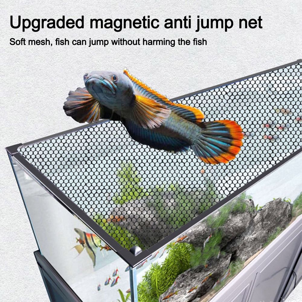 Sturdy Magnetic Fish Tank Lid  - огляд і ціна Aquarium Fish Jumping