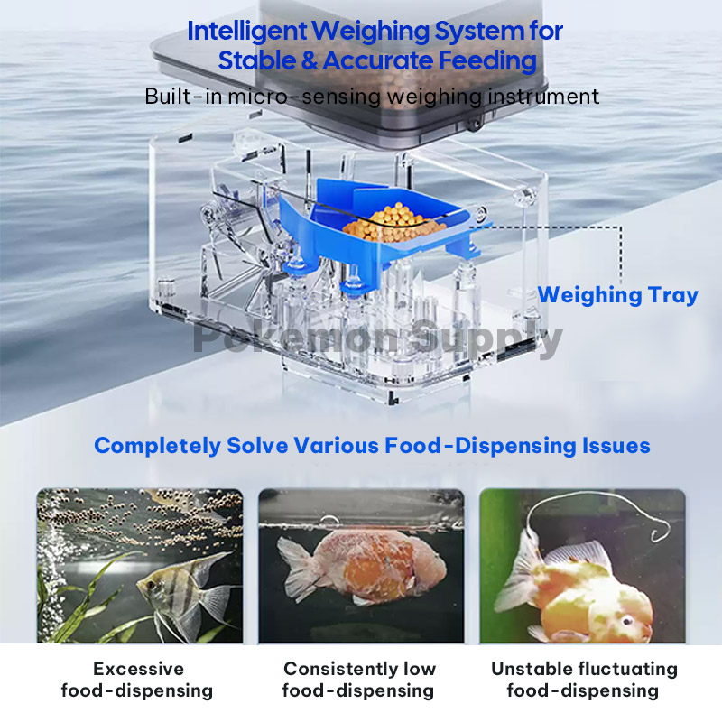 Smart Precise Weighing Automat - огляд і ціна Aquarium Fish Auto Feeder
