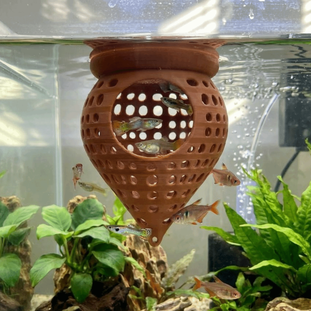 3D Printed Floating Fish Hammo - огляд і ціна Aquarium Fish Hiding Places