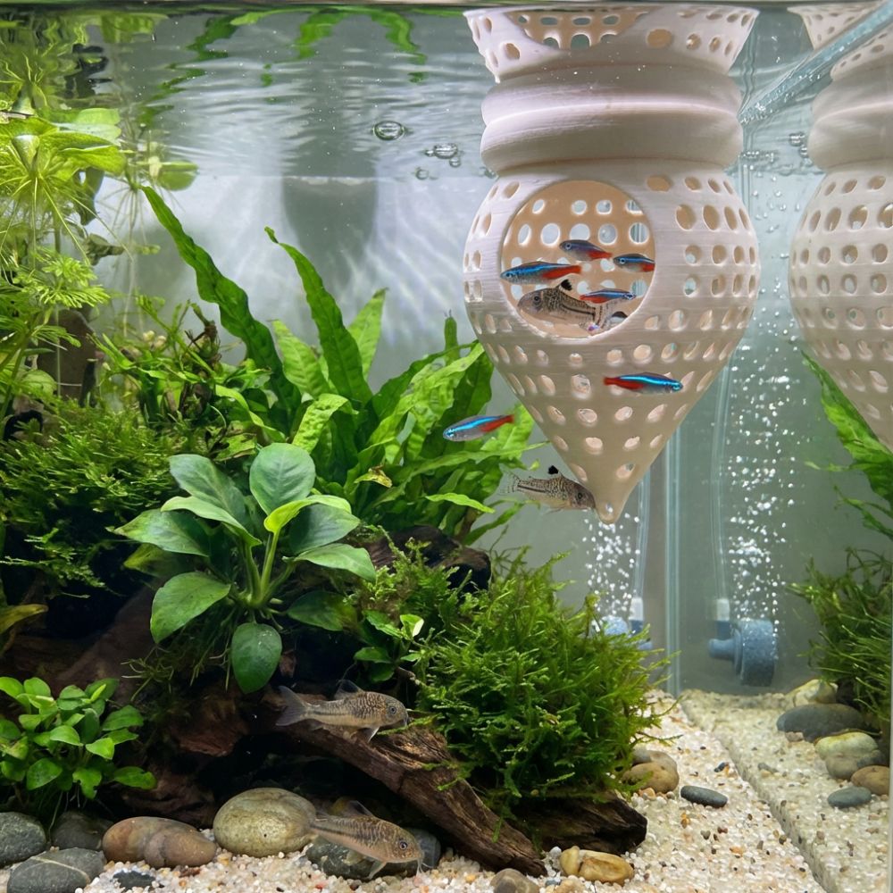 3D Printed Floating Fish Hammo - огляд і ціна Aquarium Fish Hiding Places