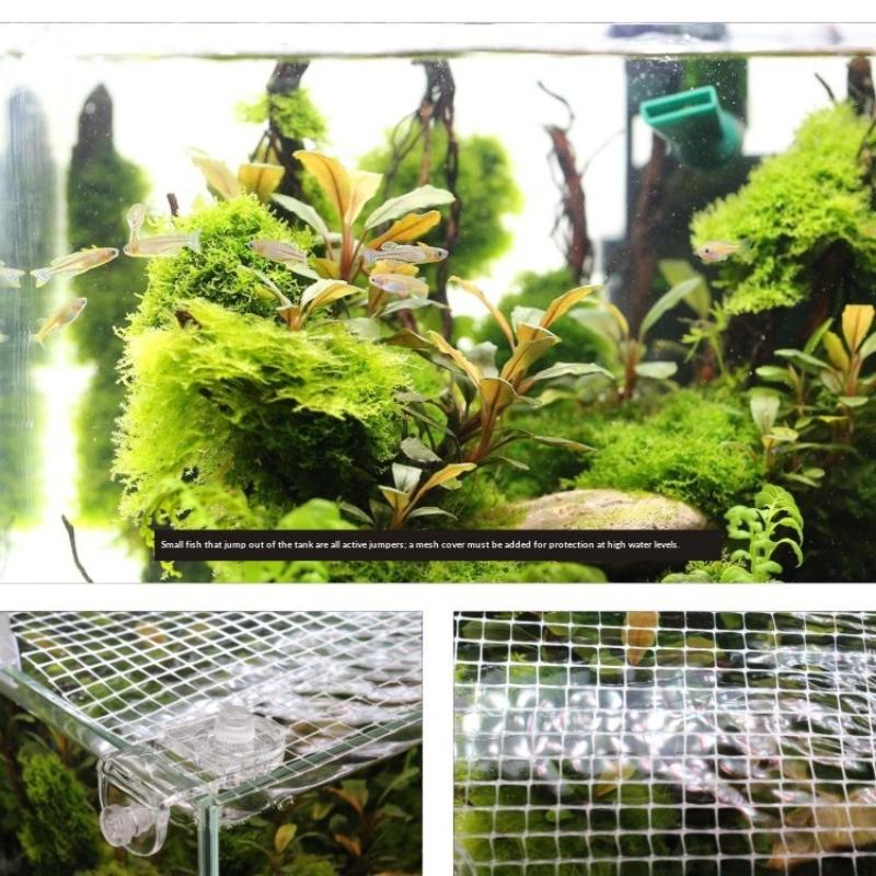 【BA】1Pcs Fish Tank Net Anti Ju - огляд і ціна Aquarium Fish Jumping