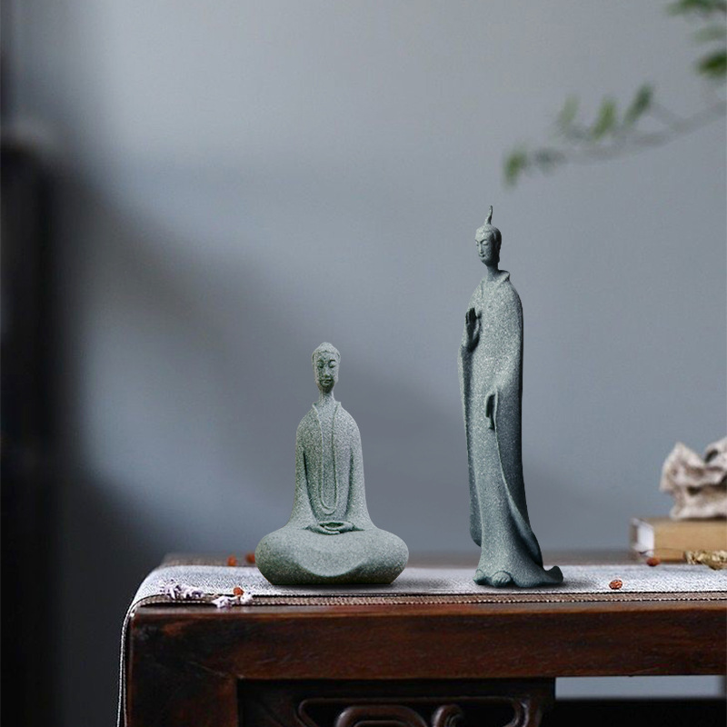 Mini Buddhist Monks Figurines  - огляд і ціна Aquarium Fish Small