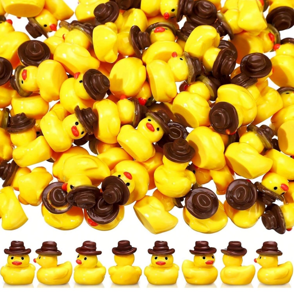 50Pcs Mini Resin Cowboy Ducks  - огляд і ціна Aquarium Fish Small