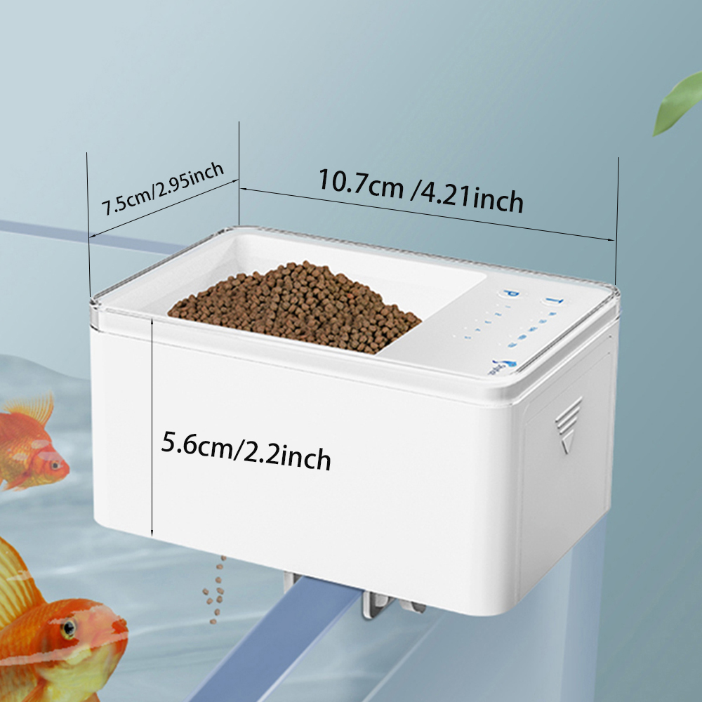 100ML Large Capacity Fish Feed - огляд і ціна Aquarium Fish Auto Feeder