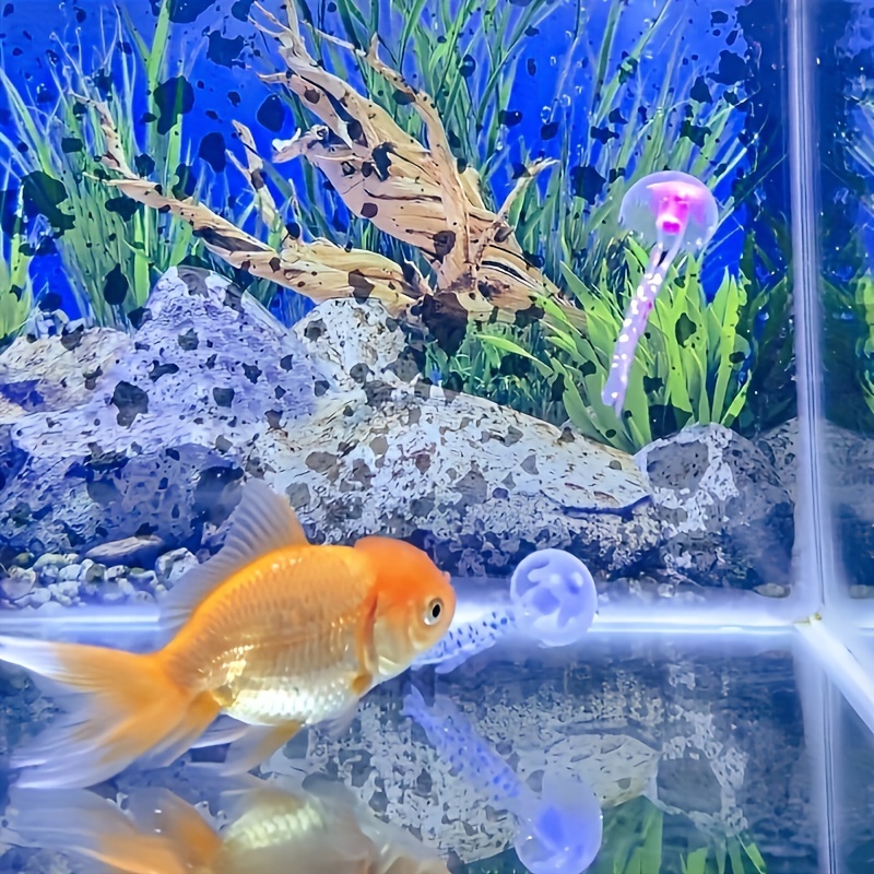 3/5Pcs Luminous Jellyfish Aqua - огляд і ціна Fish Toys For Aquarium