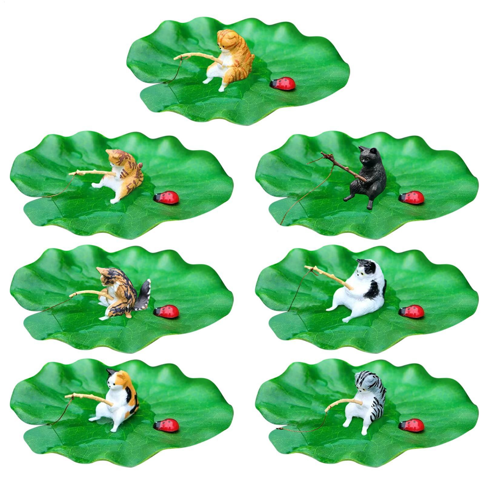 Cat Fishing on Floating Lily P - огляд і ціна Fish Toys For Aquarium