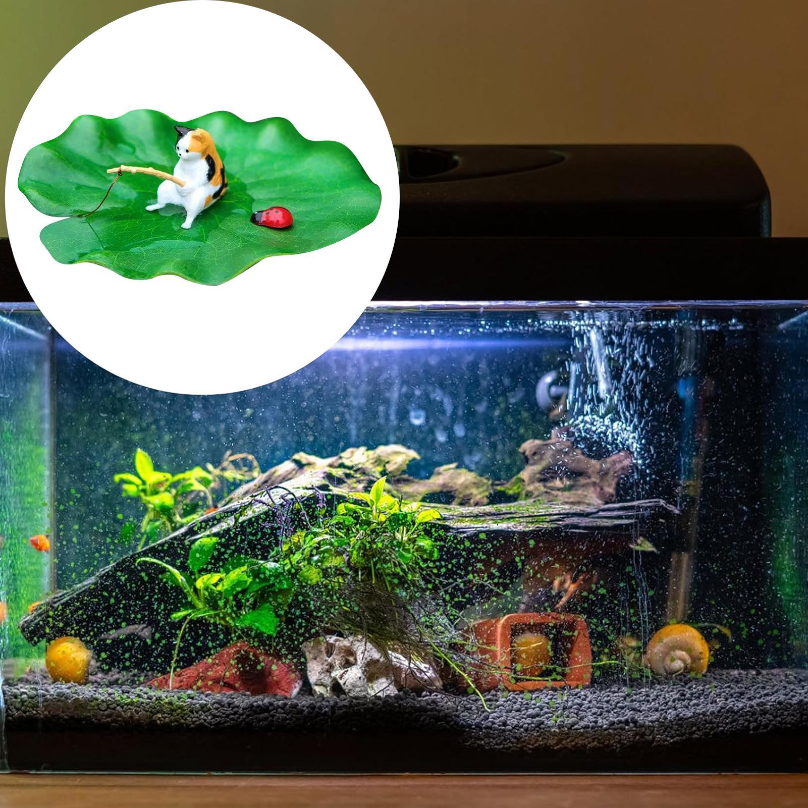 Cat Fishing on Floating Lily P - огляд і ціна Fish Toys For Aquarium