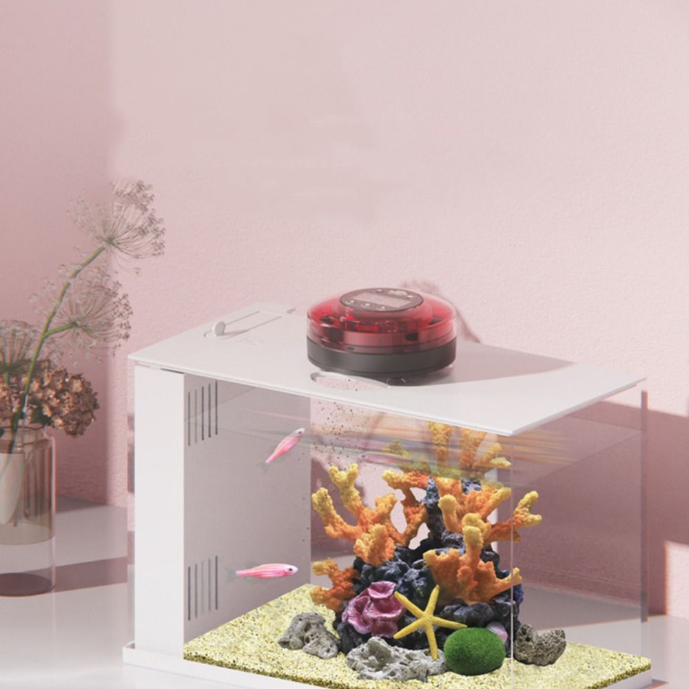 with Timer Fish Auto Feeder Re - огляд і ціна Aquarium Fish Auto Feeder