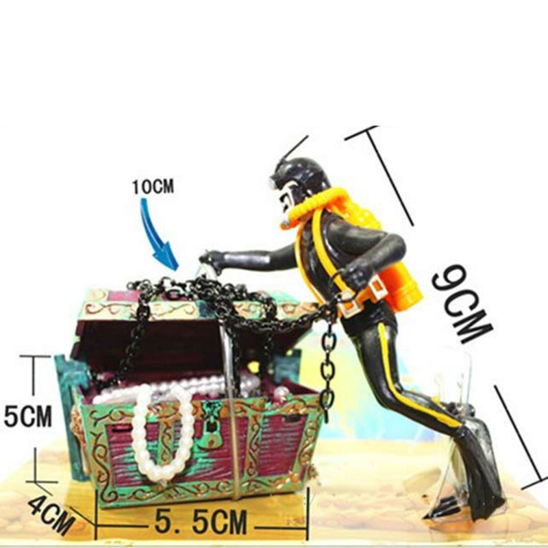 Treasure Frogman Aquarium Orna - огляд і ціна Aquarium Fish Of The World