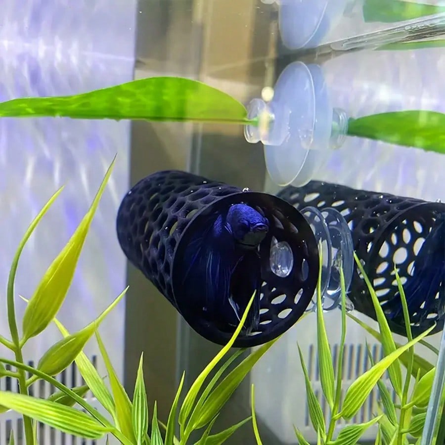 Betta Fish Hideout Hollow Tube - огляд і ціна Aquarium Fish Hiding Places