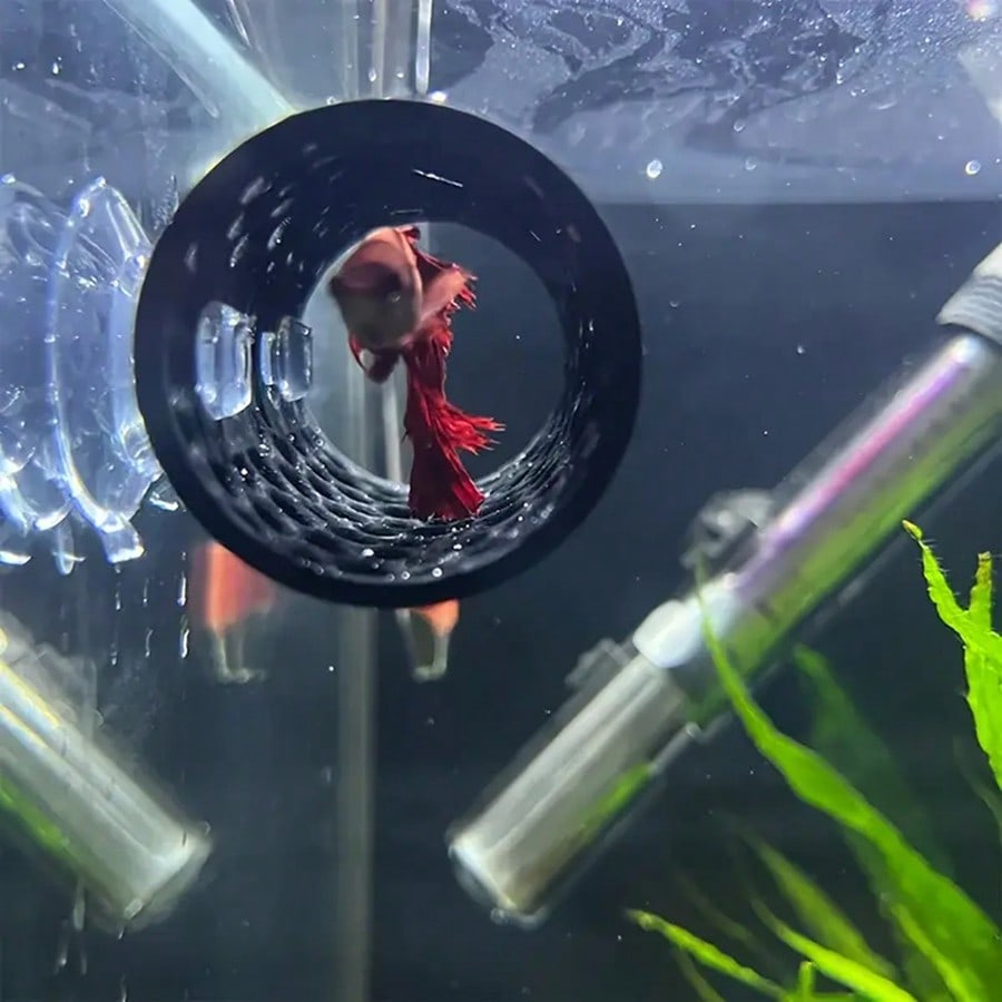 Betta Fish Hideout Hollow Tube - огляд і ціна Aquarium Fish Hiding Places