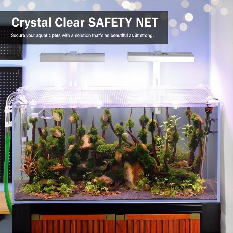 1Pcs Anti Escape Fish Tank Net - огляд і ціна Aquarium Fish Jumping