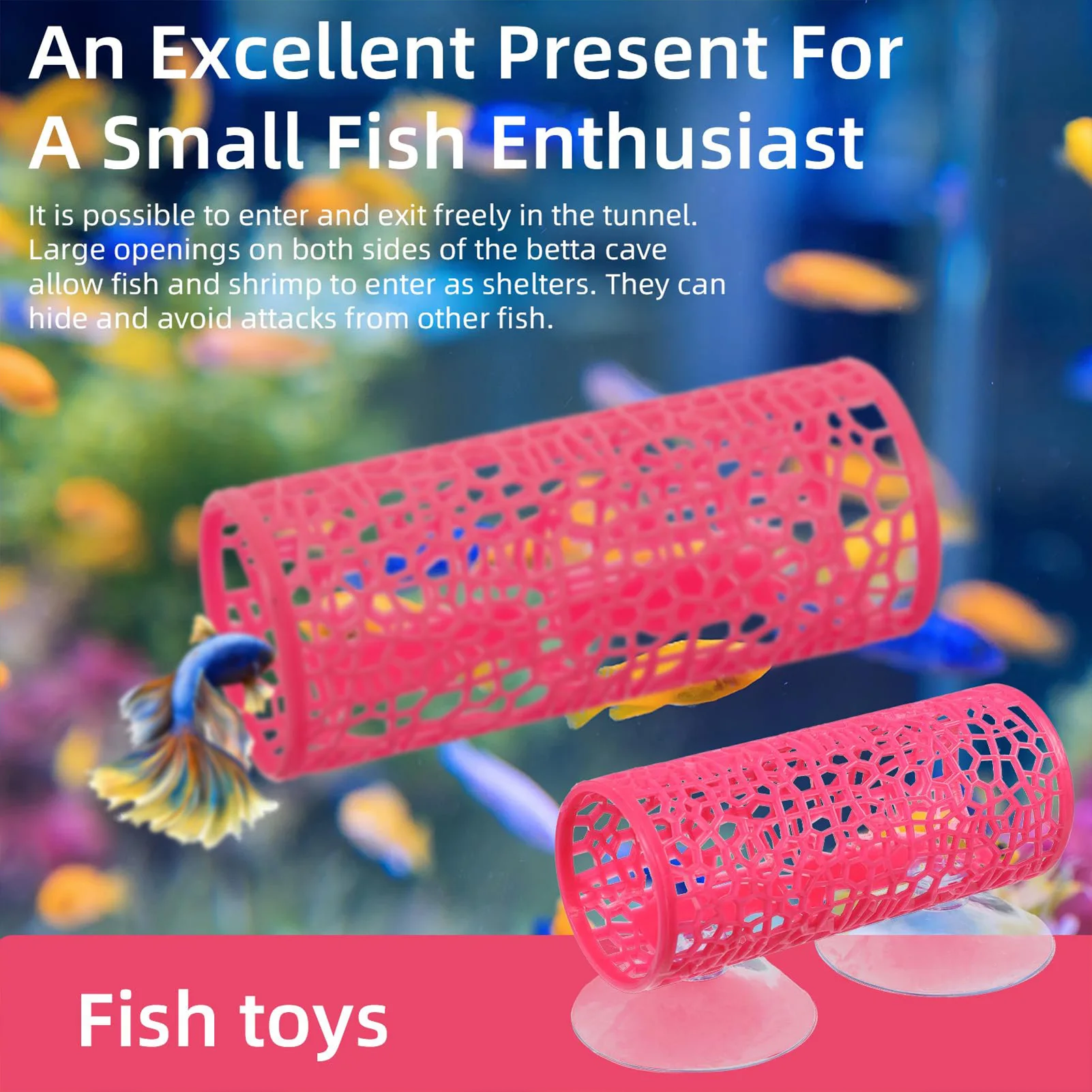 Aquarium Fish Tunnel Toys Bett - огляд і ціна Fish Toys For Aquarium