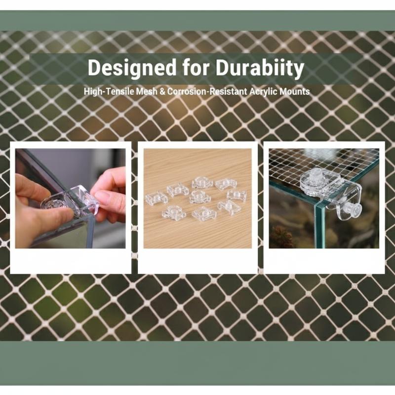 1Pcs Fish Tank Net Anti Jumpin - огляд і ціна Aquarium Fish Jumping