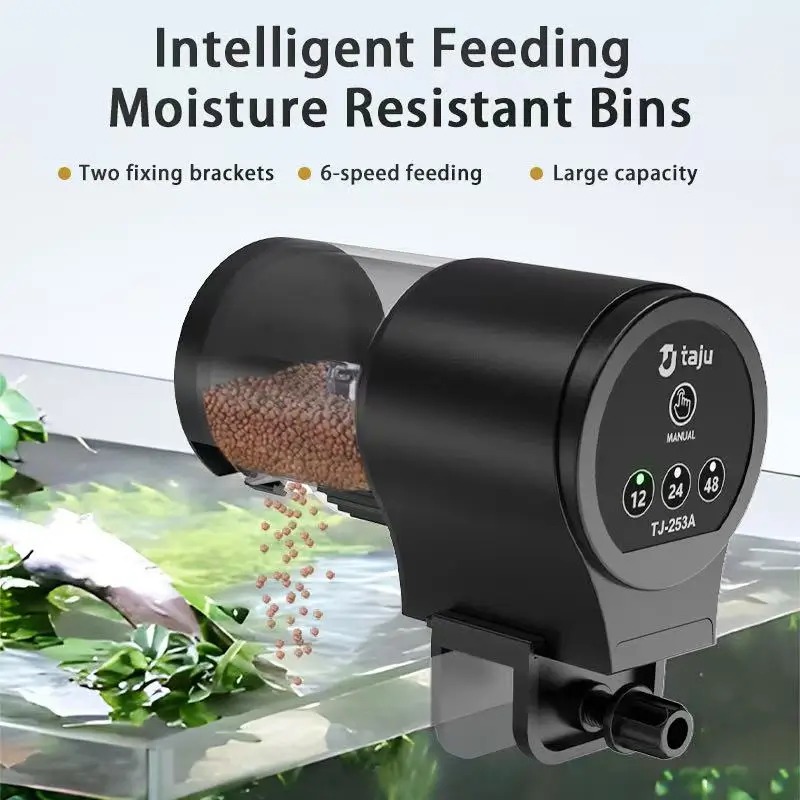 Fish Tank Feeder Intelligent T - огляд і ціна Aquarium Fish Auto Feeder