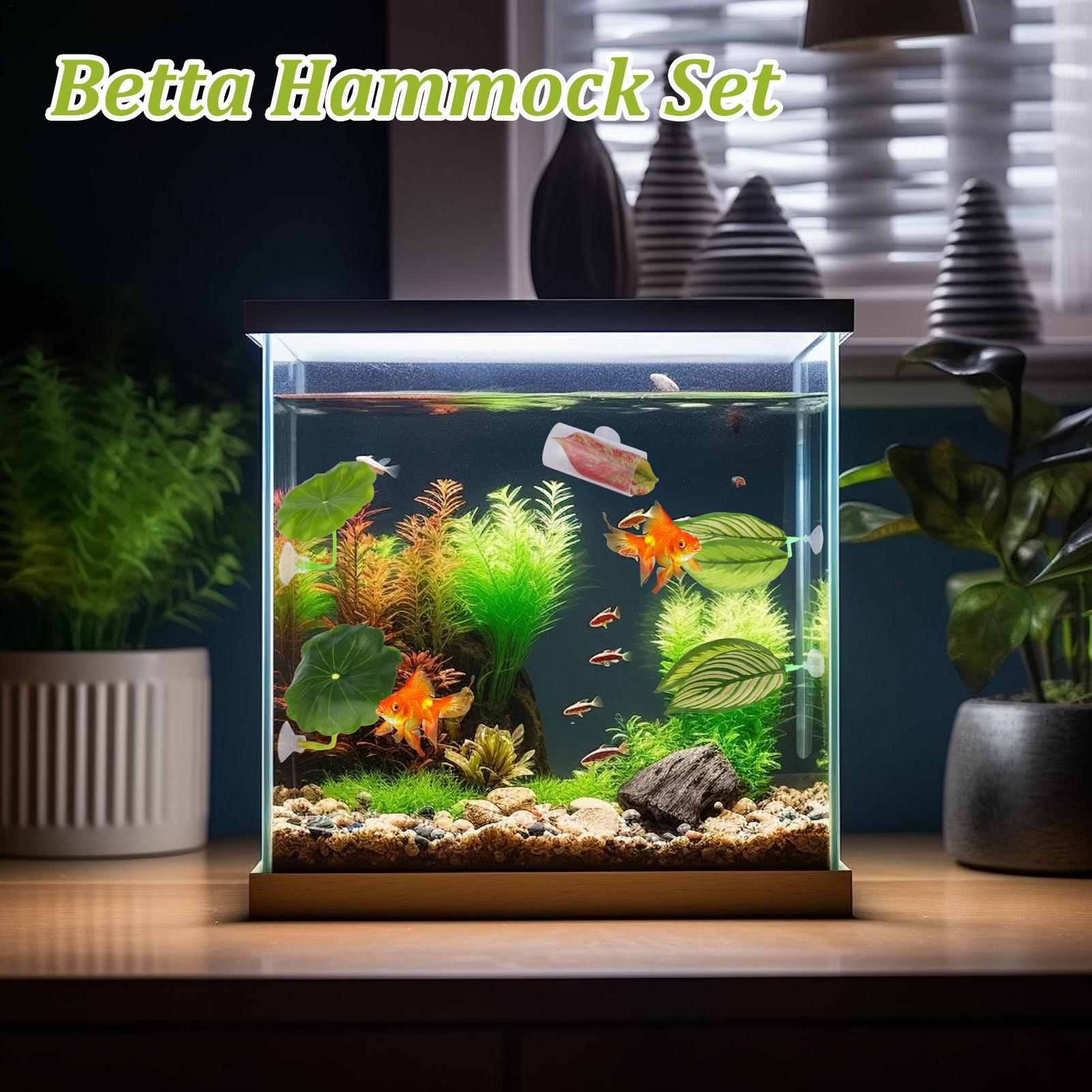 Betta Fish Hammock 5 Pieces Ad - огляд і ціна Fish Toys For Aquarium