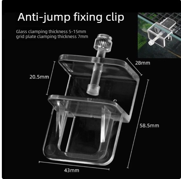 Aquarium Cover Clamp Acrylic F - огляд і ціна Aquarium Fish Jumping