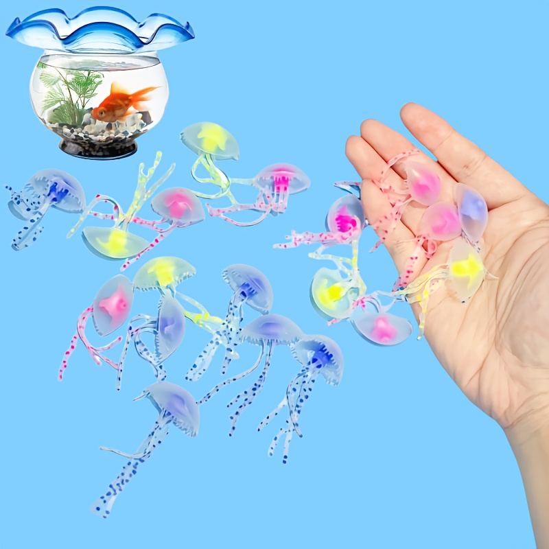Luminous Simulation Jellyfish  - огляд і ціна Fish Toys For Aquarium