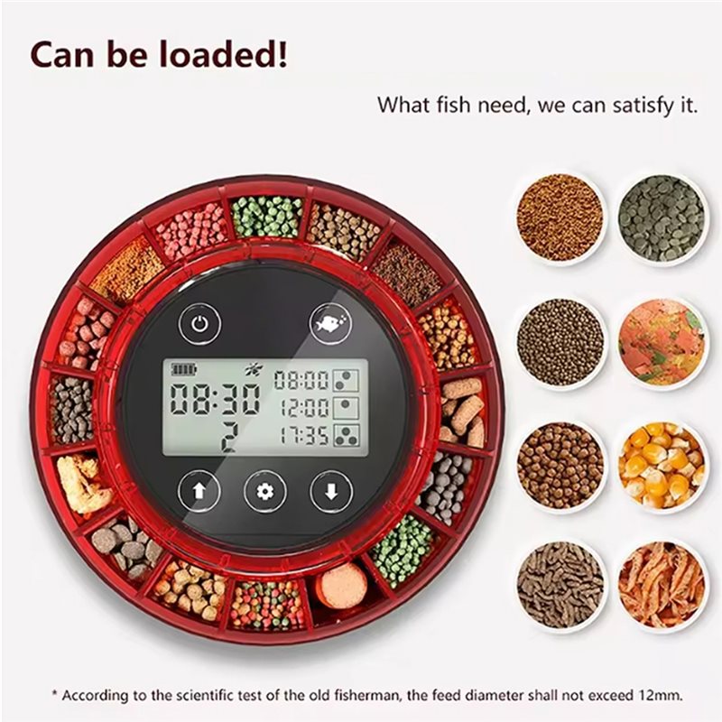 【FITTING】Automatic Fish Feeder - огляд і ціна Aquarium Fish Auto Feeder