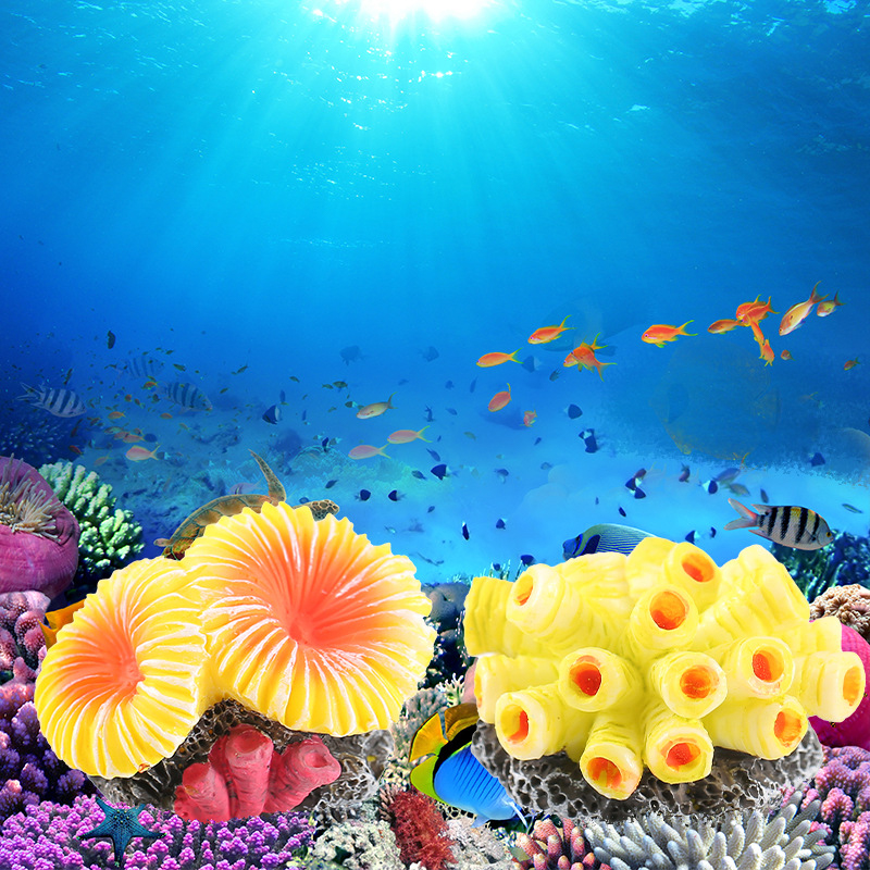 {H} Mini Resin Simulated Coral - огляд і ціна Fish Toys For Aquarium