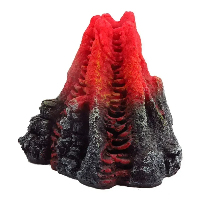 New Volcano Shape Aquarium Dec - огляд і ціна Aquarium Fish Games