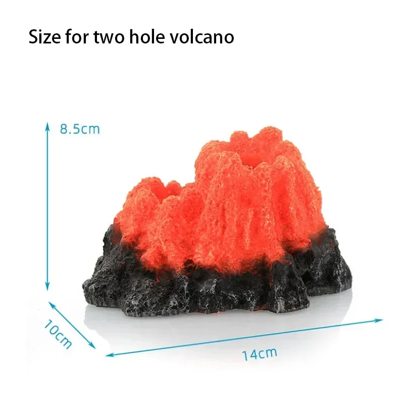 New Volcano Shape Aquarium Dec - огляд і ціна Aquarium Fish Games