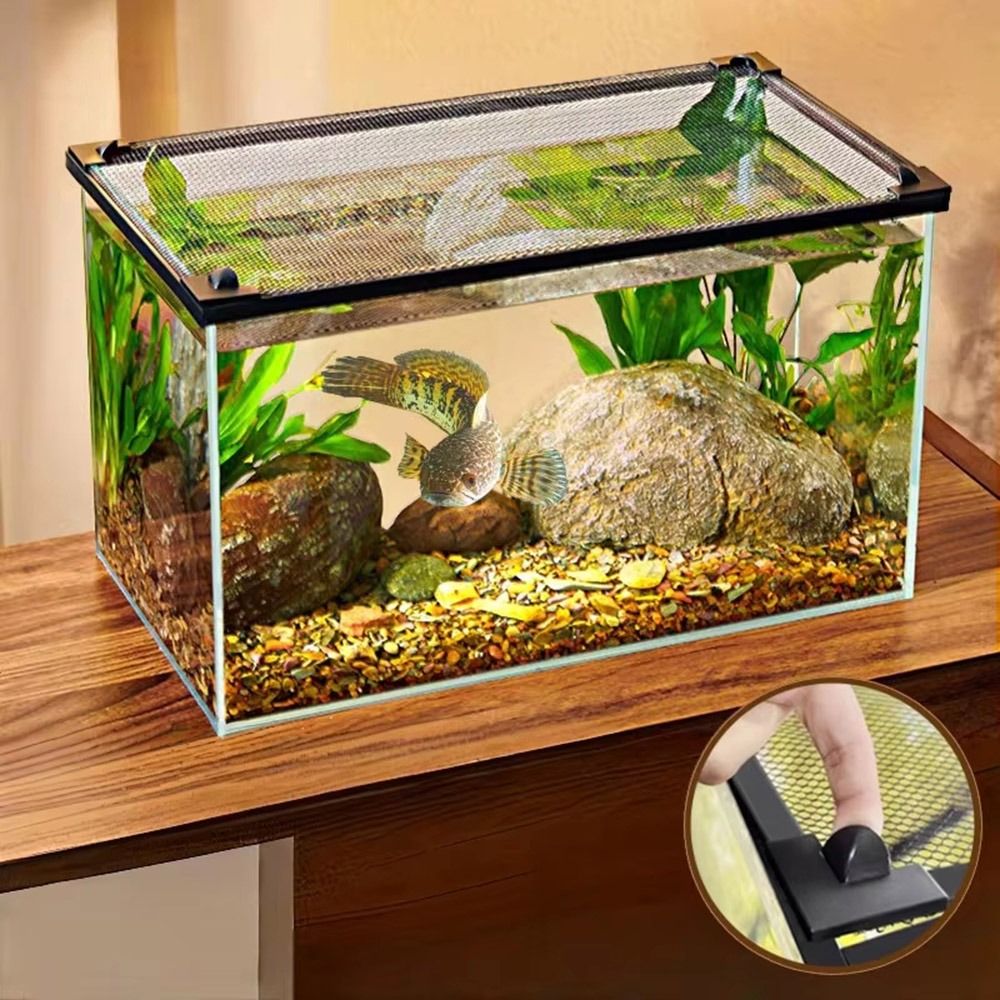 Sturdy Magnetic Fish Tank Lid  - огляд і ціна Aquarium Fish Jumping