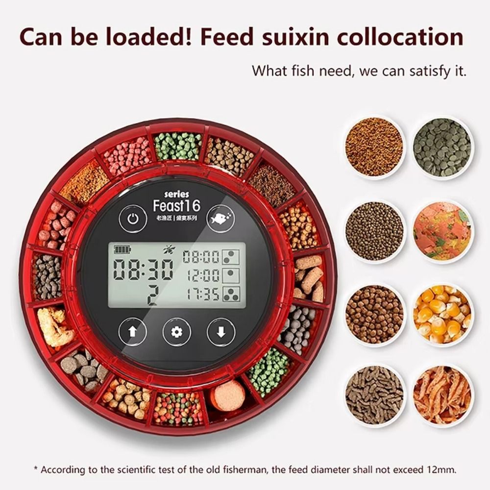 with Timer Fish Auto Feeder LC - огляд і ціна Aquarium Fish Auto Feeder