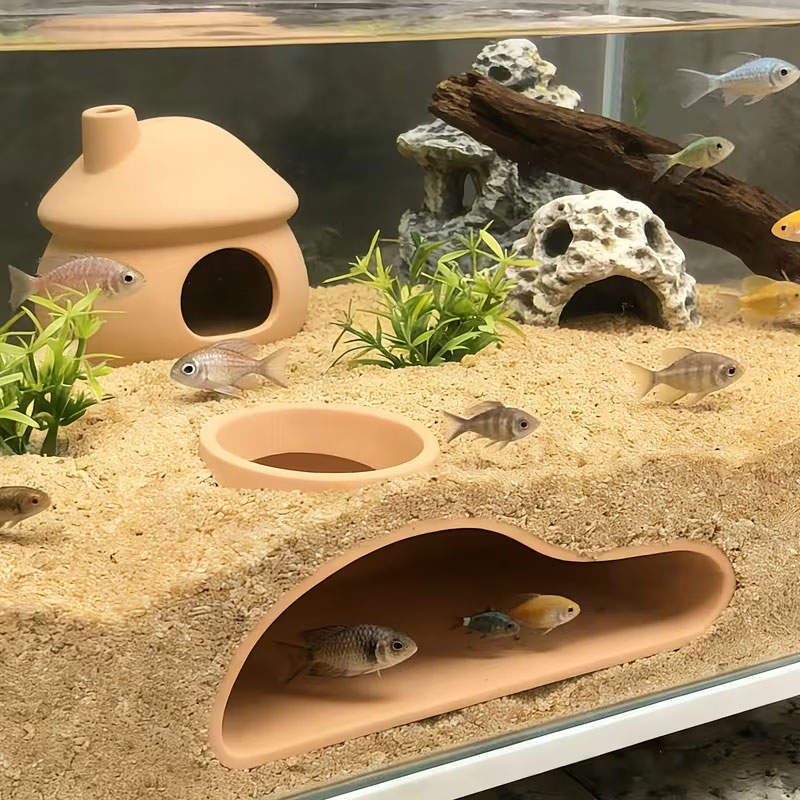 Apcarium Fish Tunnel Hideout | - огляд і ціна Fish Toys For Aquarium