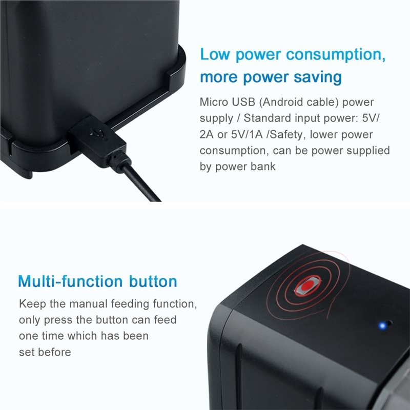 ABGH-Wifi Smart Aquarium Feede - огляд і ціна Aquarium Fish Auto Feeder