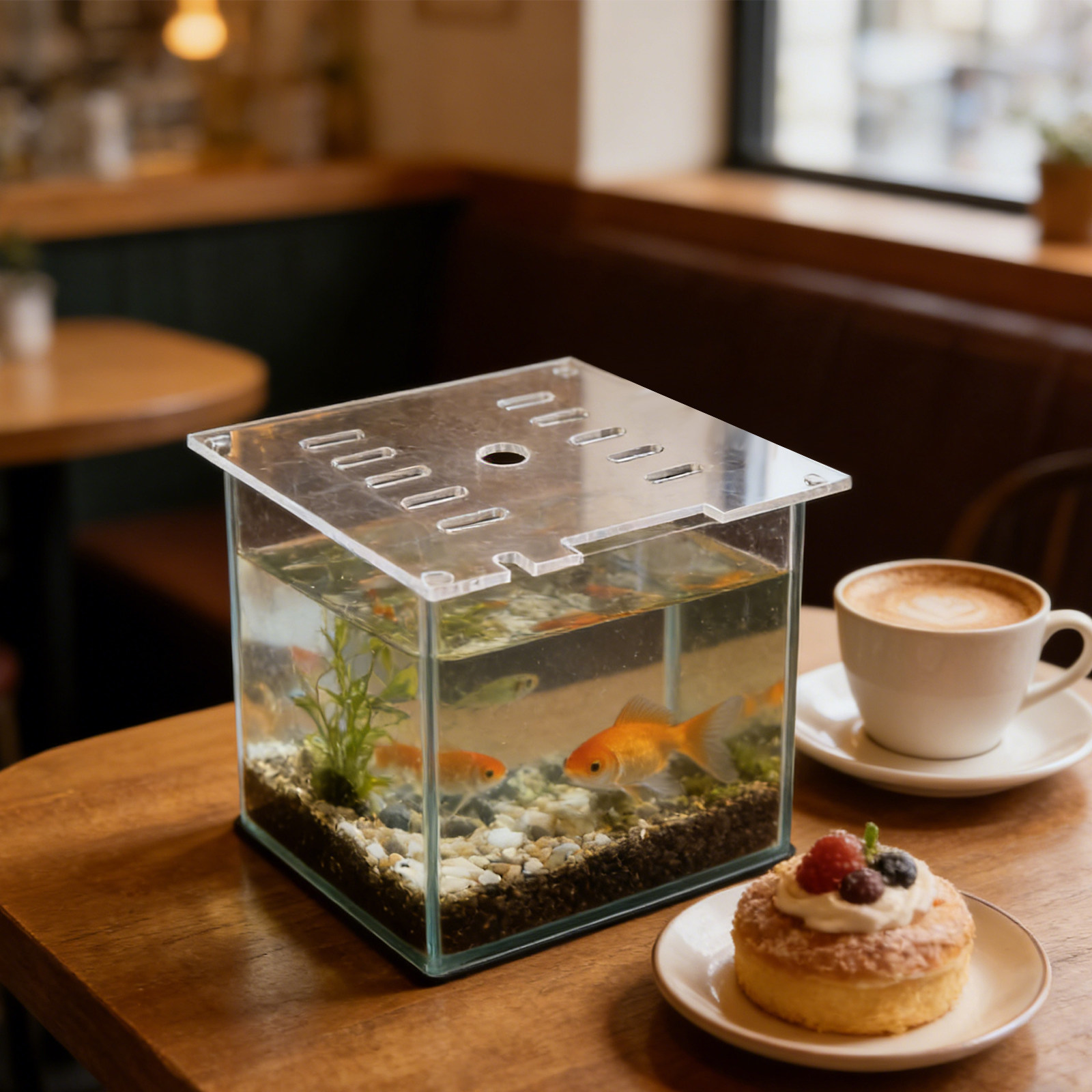 Clear Acrylic Aquarium Top Pan - огляд і ціна Aquarium Fish Jumping