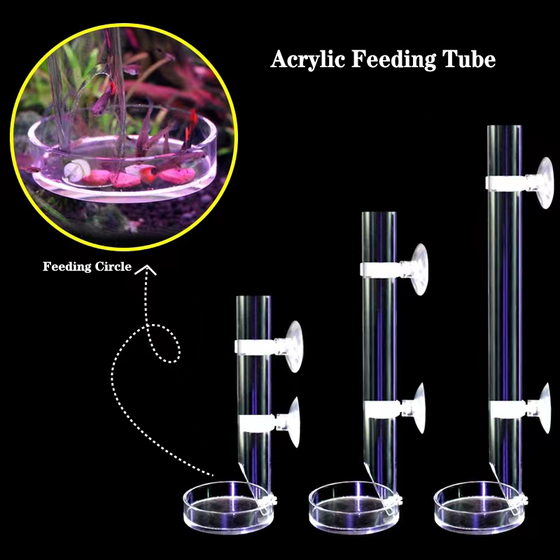 1Pcs Acrylic Aquarium Feeder T - огляд і ціна Aquarium Fish Auto Feeder