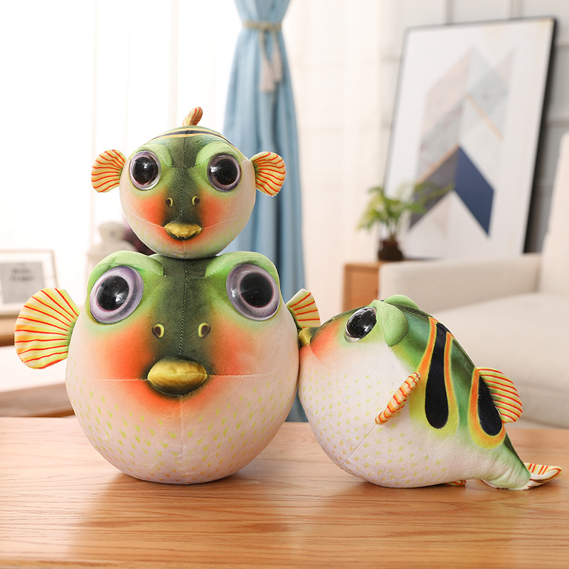 Real Life Pufferfish Plush Toy - огляд і ціна Fish Toys For Aquarium