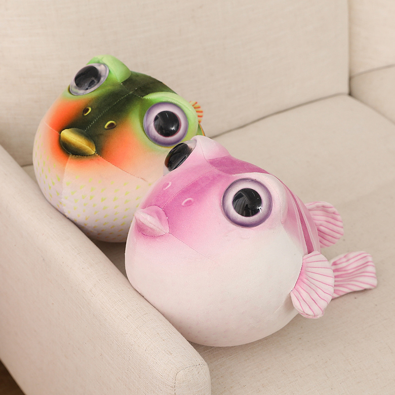 Real Life Pufferfish Plush Toy - огляд і ціна Fish Toys For Aquarium