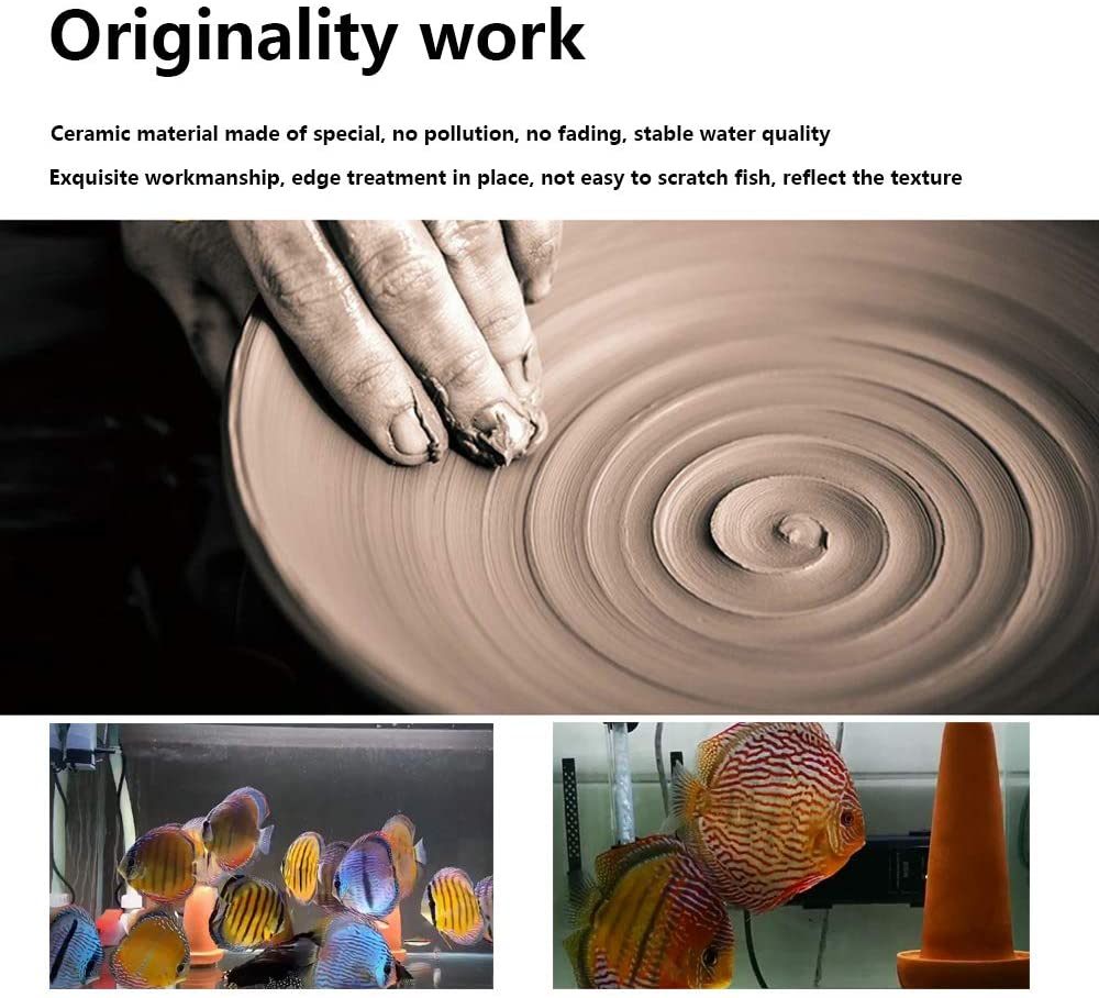 Ceramic Spawning Breed Cone fo - огляд і ціна Aquarium Fish Hiding Places